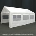 thumbnail image 6 of King Canopy 10' x 20' Carport Canopy Sidewall Kit w/ Bug Screen Windows, 6 of 9