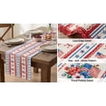 American Flag Table Runner With Classic Stars And Stripes Pattern ...