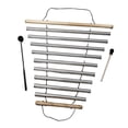 thumbnail image 3 of arctrm Meditation Flow Chime Musical Percussion Instrument for Classroom Decoration Silver, 3 of 8