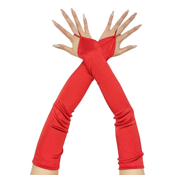 Evening Dress Gloves for Women Lady Fingerless Gloves Proms Gloves Women Gloves 1920s Women Gloves