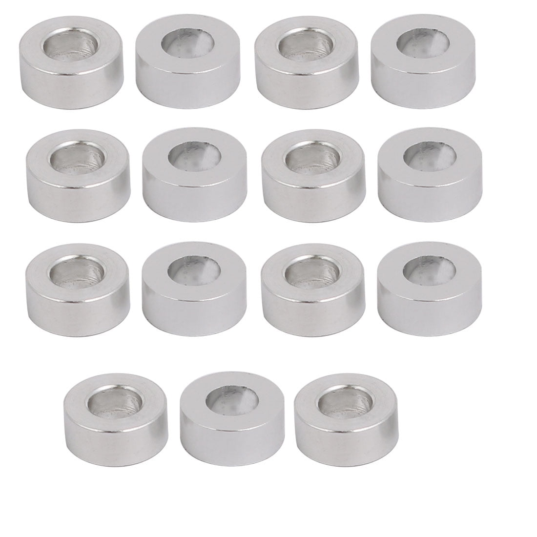 15pcs 2.5mm Thickness M3 Aluminum Alloy Flat Fender Screw Washer Silver