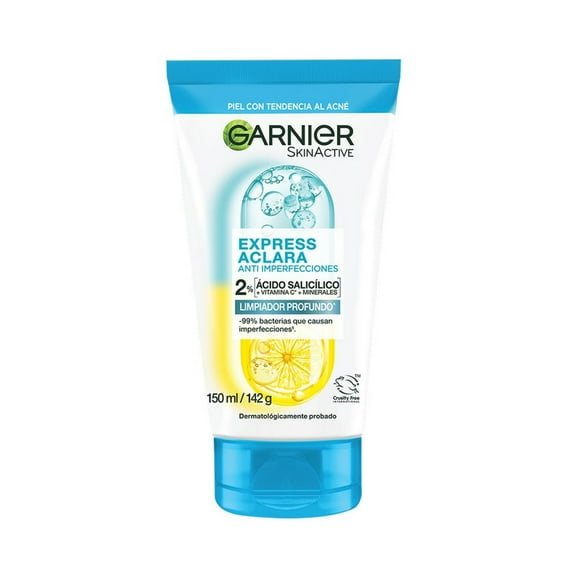 Microexfoliante Garnier skin active suave anti imperfecciones con ácido salicílico 150 ml