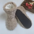 thumbnail image 7 of WOYY Bootie Slippers For Women Winter Warm Slipper Non Slip Indoor Outdoor House Shoes, 7 of 7