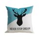 thumbnail image 2 of Funda de cojín decorativa | Funda de almohada | Funda de cojín cuadrada para sofá y cama | 45x45 cm, tejido de felpa suave y corta, 2 of 6