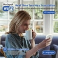 thumbnail image 3 of Language Translator Device, 137 Languages Portable Two-Way Instant Translator, Offline Online Voice Photo Translation, for Business,Learning,White, 3 of 17