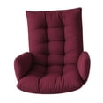 thumbnail image 3 of davian Garden Basket Hanging Chair Cushion Soft PP Cotton Pad for Outdoor Resin Rocking Red, 3 of 8