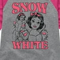 thumbnail image 3 of Disney Princess - Snow White Sketch - Toddler & Youth Girls Raglan Graphic T-Shirt, 3 of 5
