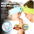 thumbnail image 5 of CozyPhones Kids Wireless Headphones Volume Limited with Thin Speakers & Super Soft Fleece Headband - Perfect Toddlers & Children's Earphones for Home, School & Travel - Pink Unicorn, 5 of 6
