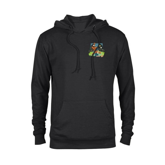 Disney Alphabet Monogram Winnie the Pooh Letter T for Tigger - Pullover Hoodie for Adults - Customized-Black