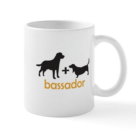 CafePress - Bassador Mug - 11 oz Ceramic Mug - Novelty Coffee Tea Cup