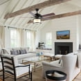thumbnail image 3 of JONATHAN Y Brantley 52" 2-Light Bohemian Farmhouse Iron LED CEILING FAN, Black, 3 of 10