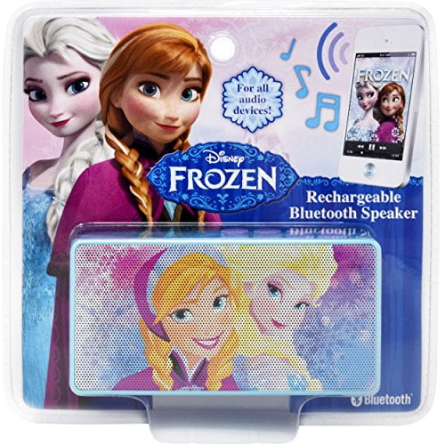 Disney Frozen Bluetooth Haut-Parleur - Haut-Parleur Portable Rechargeable Sans Fil avec 3,5 Mm Périphérique de Port Casque, Écouter de la Musique en Streaming à Partir de l'Ordinateur, Table