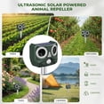 thumbnail image 5 of 2026 Upgraded Solar Ultrasonic Animal Repellent Outdoor, Cat Squirrel Deer Repellent Devices with Waterproof Animal Deterrent for Garden Yard Farm, 5 of 8