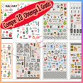 thumbnail image 2 of Calcomanía De Diseño De Uñas De La Marca De Navidad De Halloween Para Manicura/Adhesivo/Decoración De Papel De Aluminio, 2 of 4