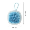 thumbnail image 4 of Unique Bargains 1 Pc Rectangular Bath Brush Shower Brush Light Blue, 4 of 6
