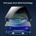 thumbnail image 3 of Anti-Spy Anti-Peeping iPhone Case Clear Double Side Tempered Glass Privacy Full Screen Case Cover 360 Full Protective Phone Screen Protector For iPhone 11 /12 /Pro /Max, 3 of 8