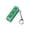 Green, variant on Keyboard Clicker Squishy Fidget Toys for Adults Clear Black Mechanical Key Toy Office Desk Accessory Tactile Sensory Gadget with LED Light 1 Pack