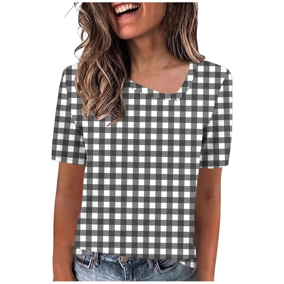 Guluxicc T-Shirts for Womens' V Neck Casual Summer T-Shirts