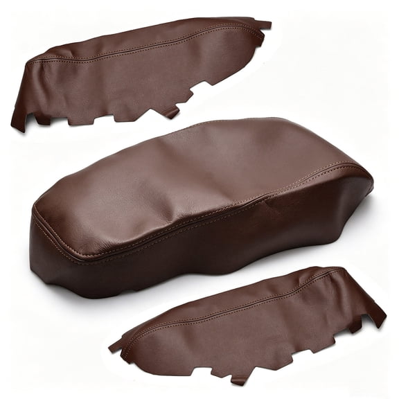 Protection Brown Leather Armrest & Door Panel Covers for Avalon 2013-2018