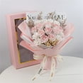 thumbnail image 6 of OEFNTAC Decorations Hand-Knitted Wool Crocheted Imitation Rose Bouquet Illuminated Valentine's Day Romantic Gift Artistic Home Decoration LED 15.7in, 6 of 9