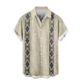 thumbnail image 5 of Jjayotai Mens George Tee Shirts, Men's Casual Short Sleeve Shirt, Vintage Bowling Shirt, Cuba Beach Summer Button Up Shirt, Graphic Tees for Men, 5 of 6