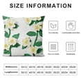 thumbnail image 5 of BANET Yellow Rose Flower Embroidered Throw Pillow Covers, Farmhouse Decorative Accent Pillowcase, Cushion Covers, Lumbar Pillow for Farmhouse Home Decor 12x12in, 5 of 5