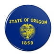 thumbnail image 1 of Oregon State Flag Pinback Button Pin, 1 of 4