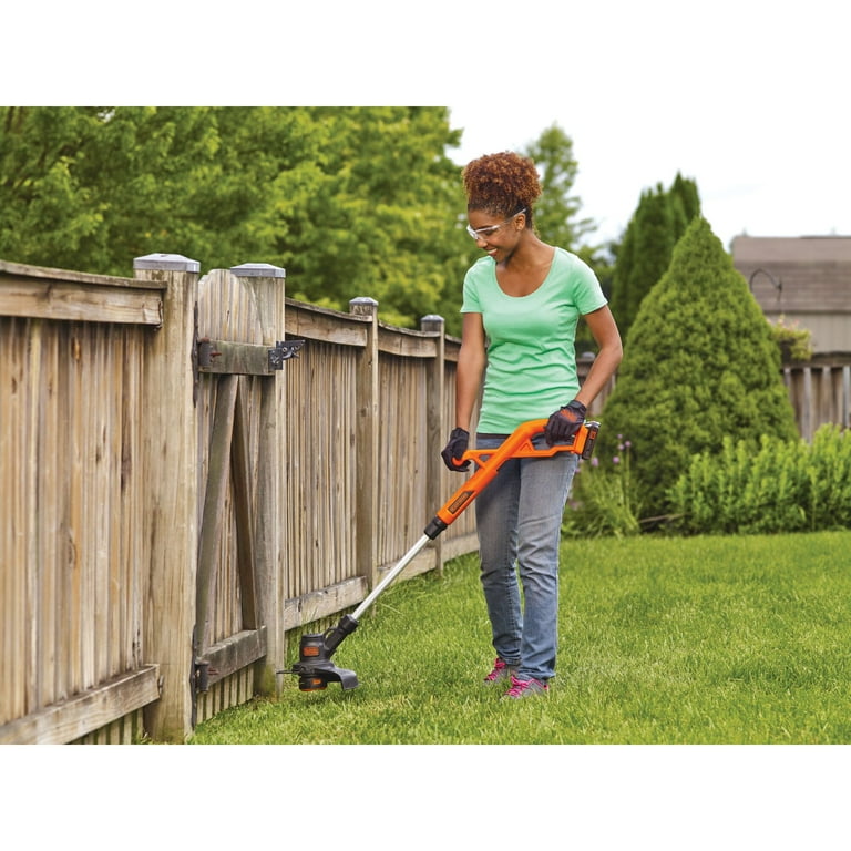 BLACK DECKER 20V MAX 1.5AH Lithium Ion 10 Cordless String Trimmer Edger LST201 with Auto Feed Spool Walmart