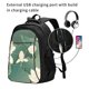 thumbnail image 2 of Fotbe Lotus Golden Line Mochila con Estampado y Puerto USB para Hombre y Mujer, Mochila Antirrobo, Mochila de Viaje, Mochila Escolar, Mochila Universitaria, 2 of 7