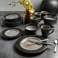 thumbnail image 5 of Gibson Elite Dragonstone 16-Piece Dinnerware Set - Gray, 5 of 5