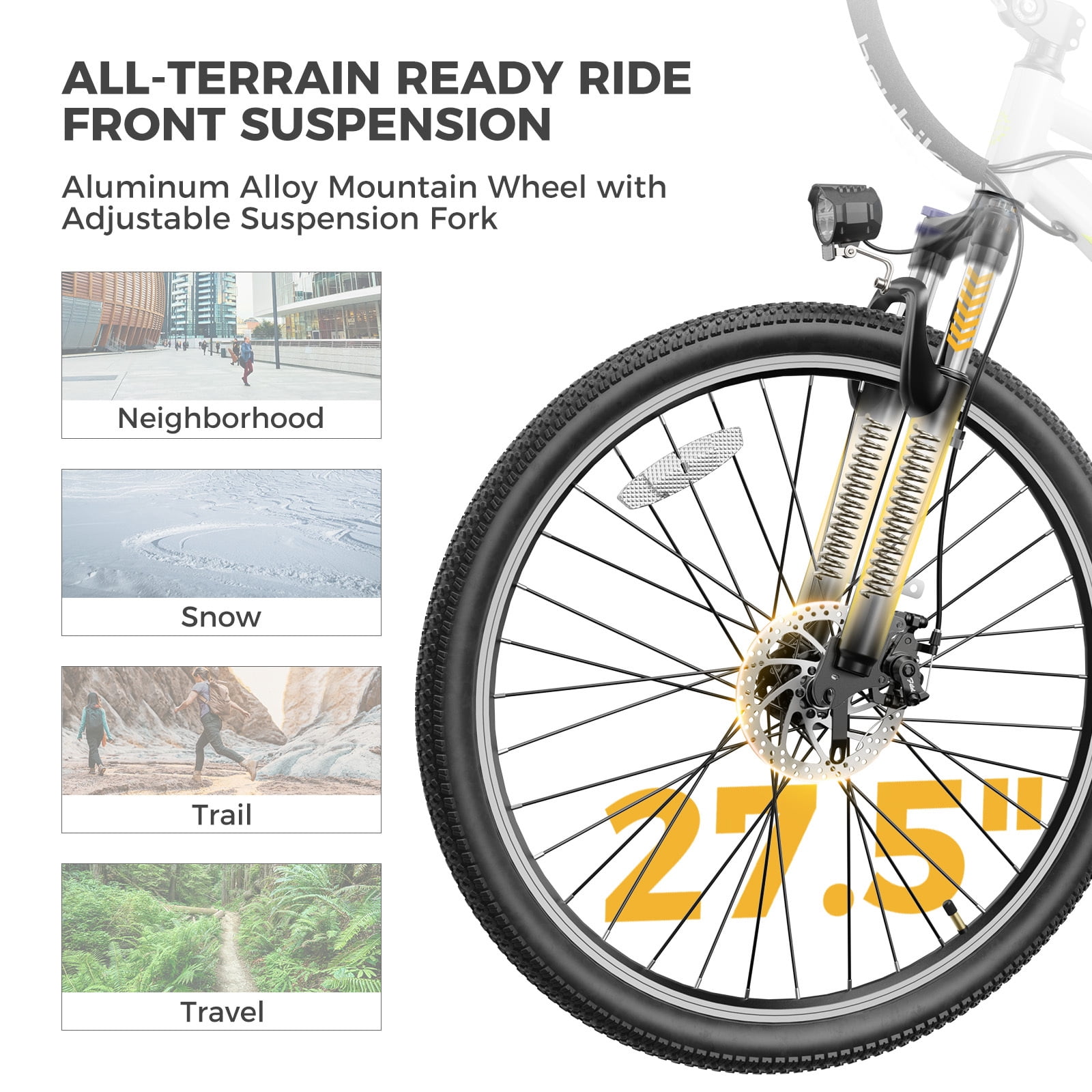 Heybike Race Max Electric Bike for Adults with 500W Motor, 600WH Removable Battery Ebike, 27.5" Electric Mountain Bike with Shimano 7-Speed and Front Suspension