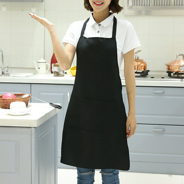 Mens and Womens Apron with 2 Roomy Pockets Waist Apron for Kitchen ...