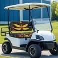 thumbnail image 2 of FUIALDOLG Yellow Dragonfly Moon Universal Golf Cart Seat Covers Club Car Precedent Floral Print Golf Cart Breathable Material Fit Like a Glove for Women Men, Easy to Install, 2 of 8