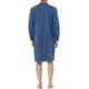 thumbnail image 3 of Camisón de hombre INSPIRE CHIC con cuello Henley y banda, pijama, bata de noche XL, color marino, 3 of 5