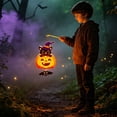 thumbnail image 6 of 1Pc Halloween Lighted Hanging Pumpkin Lantern, Pumpkin Halloween Wall Decor for Home Party Indoor Outdoor (Black Cat), 6 of 7