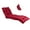 Wine Red, variant on Outdoor Chaise Lounge Cushion Sunproof Waterproof Inlife Garden and Patio Rocking Chair Cushion, Deep Gray