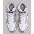 thumbnail image 4 of N I-K-E A i r-Jor-dan 1 Mid SE 'Patent Cool Grey' Men's Casual Sneakers HF3216-100 NEW, 4 of 6