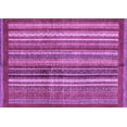 thumbnail image 1 of Ahgly Company Indoor Rectangle Abstract Purple Modern Area Rugs, 3' x 5', 1 of 4