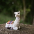 thumbnail image 5 of Miniature Llama Fairy Garden Figurine Alpaca Dollhouse Ornament Outdoor Decor Accessory, 5 of 5