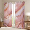 thumbnail image 2 of Castle Fairy Kids Teens Female Gradient Marble Stone Pattern Black Out Curtains,Mountain Fluid Gold Metallic Curtains Pack of 2 (42x63 Each),Ombre Marbling Watercolor Bedroom Curtains Bedroom Decor, 2 of 6