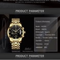 thumbnail image 2 of NIBOSI Gold Watch Chronograph Sport Watch Men Business Waterproof Quartz Watch Relogio Masculino Man Military Mens Watches Clock, 2 of 6