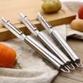 thumbnail image 4 of HomeLife Stainless Steel Rotary Peeler for Kitchen Vegetable Fruit Peeler Ergonomic Design Dual Blades Effortless Peeling Tool for Potato Carrot Fish Scaling, 4 of 13
