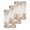 Pink, variant on Easter Rabbits Kitchen Dish Towels for Drying Dishes Set of 4, Spring Flowers Butterfly Bunny Plants Beige Waffle Weave Microfiber Hand Tea Bathroom Towels Quick Dry & Absorbent Towel 15.7x23.6