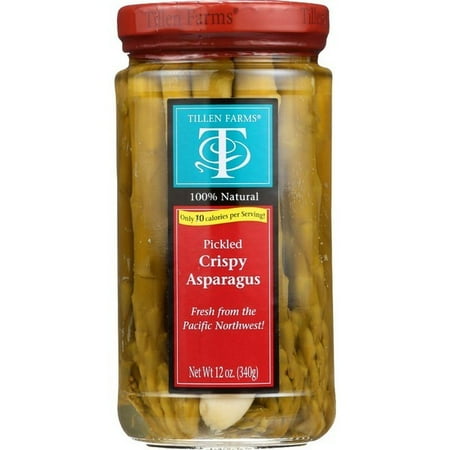 Tillen Farms Pickled - Tillen Farms Asparagus - Pickled - Crispy - 12 Oz - pack of 6