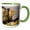 Green/White, variant on 3drose, Colorado, Breckenridge. Red Fox - Us06 Bja0060 - Jaynes Gallery, 11oz Two-tone Yellow Mug