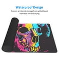 thumbnail image 3 of Xecao Neon Gothic Skull Moon for Waterproof Mouse Pad - Extended Contour Mouse Mat, Large Gaming Mousepad Laptop Keyboard Mat with Non-Slip Rubber Base, 3 of 8
