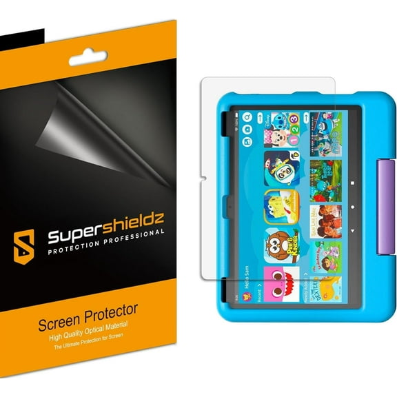 (3 Pack) Supershieldz Designed for All-New Fire HD 10 Kids / Fire HD 10 Kids Pro Tablet 10.1 inch (13th Generation, 2023 Release) Screen Protector, High Definition Clear Shield (PET)