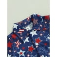thumbnail image 5 of Bagilaanoe 4th of July Short Sleeve Print Shirts Tops Shorts Outfit Sets (Boy's) 2 Count, 5 of 8