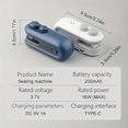 thumbnail image 4 of Máquina selladora de bocadillos USB Home Sealer con batería de litio, 4 of 10