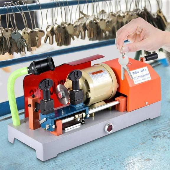 Commercial-Grade Key Duplicating Machine 110V - Vertical Design for Precise Home/Car Key Copying